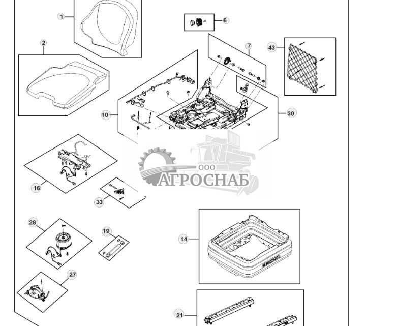 Компоненты сиденья с пневматической подвеской (винил) ( - 267546) - ST716086 256.jpg